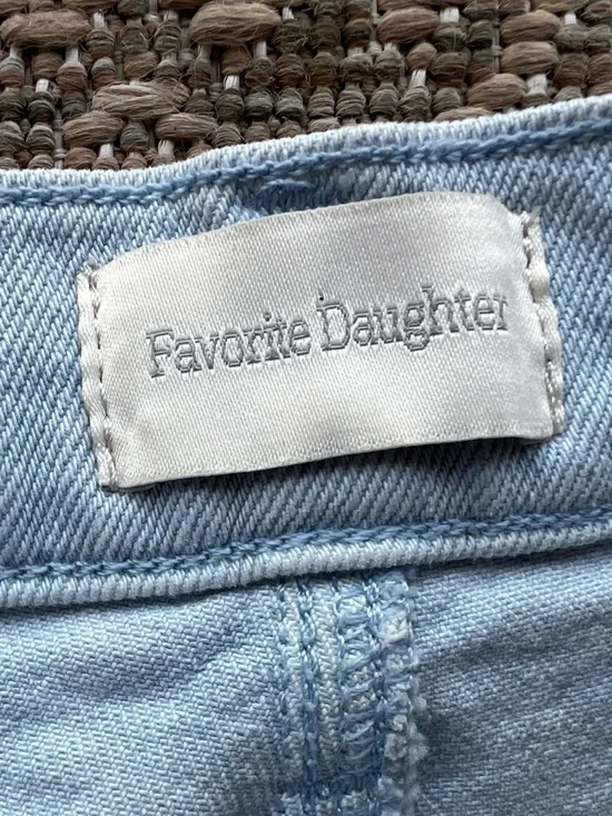 Favorite Daughter The Masha Coastal Jeans Light Blue Womens Size 28 Wide Leg - Picture 6 of 12
